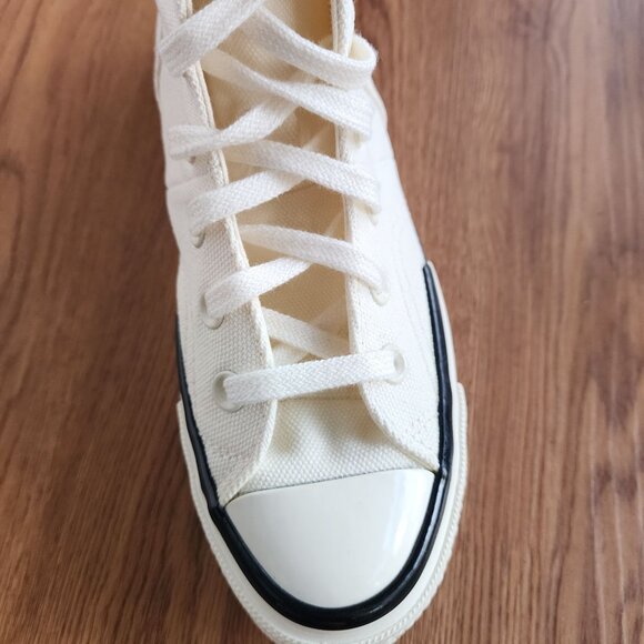 Converse Chuck 70 Plus XHi 7.5 Women Shoes Sneaker Platform Canvas Egret A08221C - Picture 11 of 11